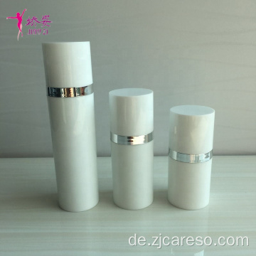 Kosmetische Verpackung runde Form pp. Airless-Pumpflasche
